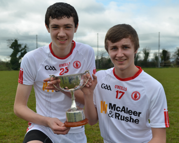 Well done to Ciaran Lagan and Liam Flanagan who won Ulster Minor Hurling League medals with Tyrone last Saturday.