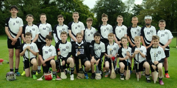 Our U14 hurlers who produced a spirited performance to secure a quarter-final draw with Carrickmore